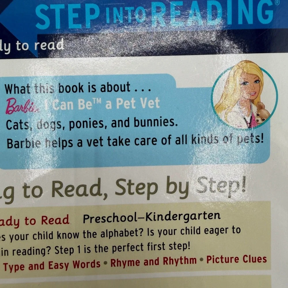 Barbie I Can Be A Pet Vet Step Into Reading Step 1 Book 2010 Educational